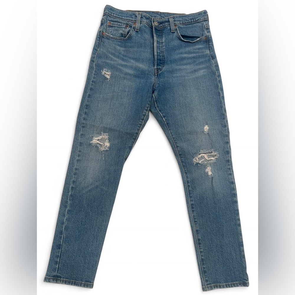 Levi's 501 distressed skinny denim jeans W29x28L